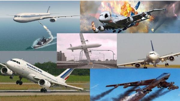 ویدئویی از 10 سانحه وحشتناک هوایی دنیا